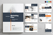 Marketing Plan Template, a Brochure Template by NorthPeak (Thumbnail 1 of 9)