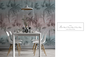 Banana,Luxury Tropical Pattern