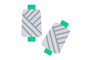 Silk Flat Icon, a Duotone Icon by Pexelpy (Thumbnail 1 of 2)