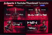 Esports YouTube Thumbnail Pack, a Social Media Template by OnurDemircan (Thumbnail 1 of 6)