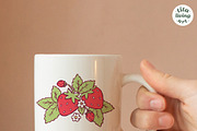 Rococo Strawberry Tea Time Clipart, a Food Illustration by TitaLivingArt (Thumbnail 8 of 9)