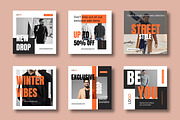 Fashion Social Media Template, a Social Media Template by MightyDesign (Thumbnail 1 of 8)