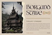 Cartius, a Serif Font by Burntilldead (Thumbnail 4 of 12)