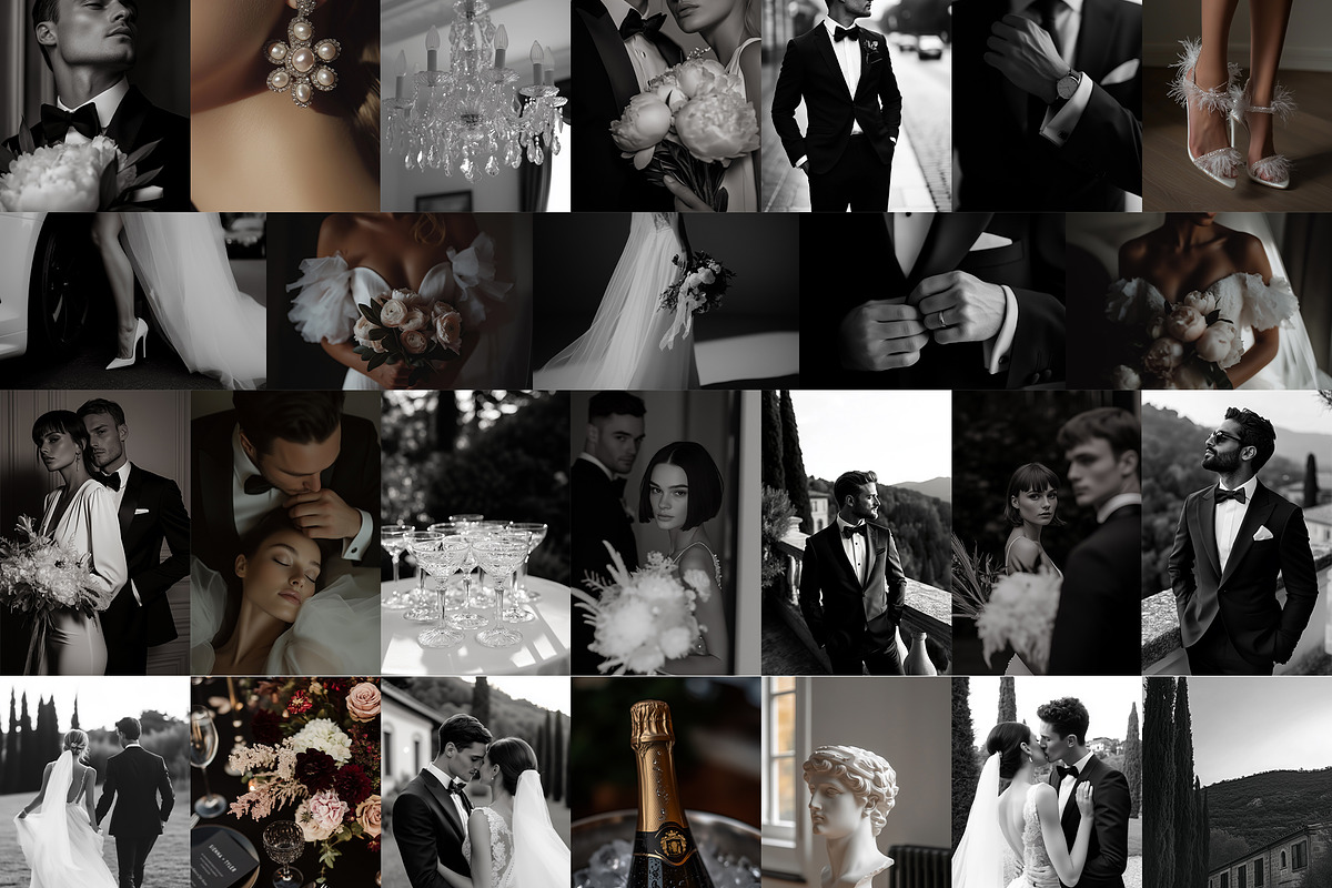 Noir Et Noir 200 Wedding Photos, a Beauty & Fashion Photo by Muse Mockups (Photo 10 of 30)