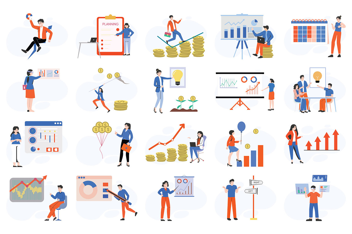 Skill Growth Illustration Pack, an Illustration by Vector Portal (Photo 4 of 5)