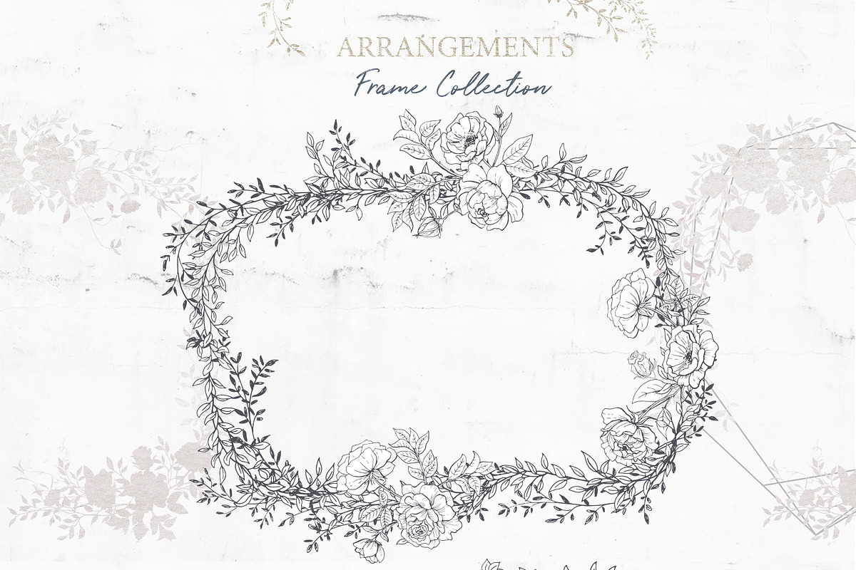 Rich Botanicals & Monograms, a Texture Illustration by Pink Ocean (Photo 5 of 17)
