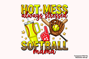Softball Mama png sublimation, an Object Graphic by Clipart Bloom (Thumbnail 2 of 3)