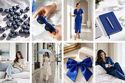 Blue Aesthetic Stock Photos, a Person Photo by Selenique Studio (Thumbnail 12 of 12)