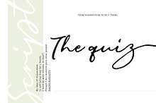The Quiz Script
