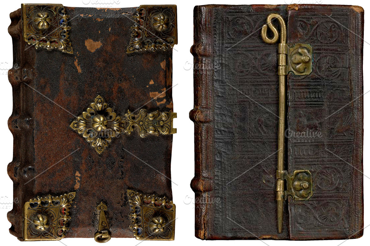 Medieval Book Covers, a Texture Graphic by Blue Line Design (Photo 8 of 23)
