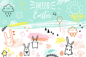 64 Easter Vector Design Elements