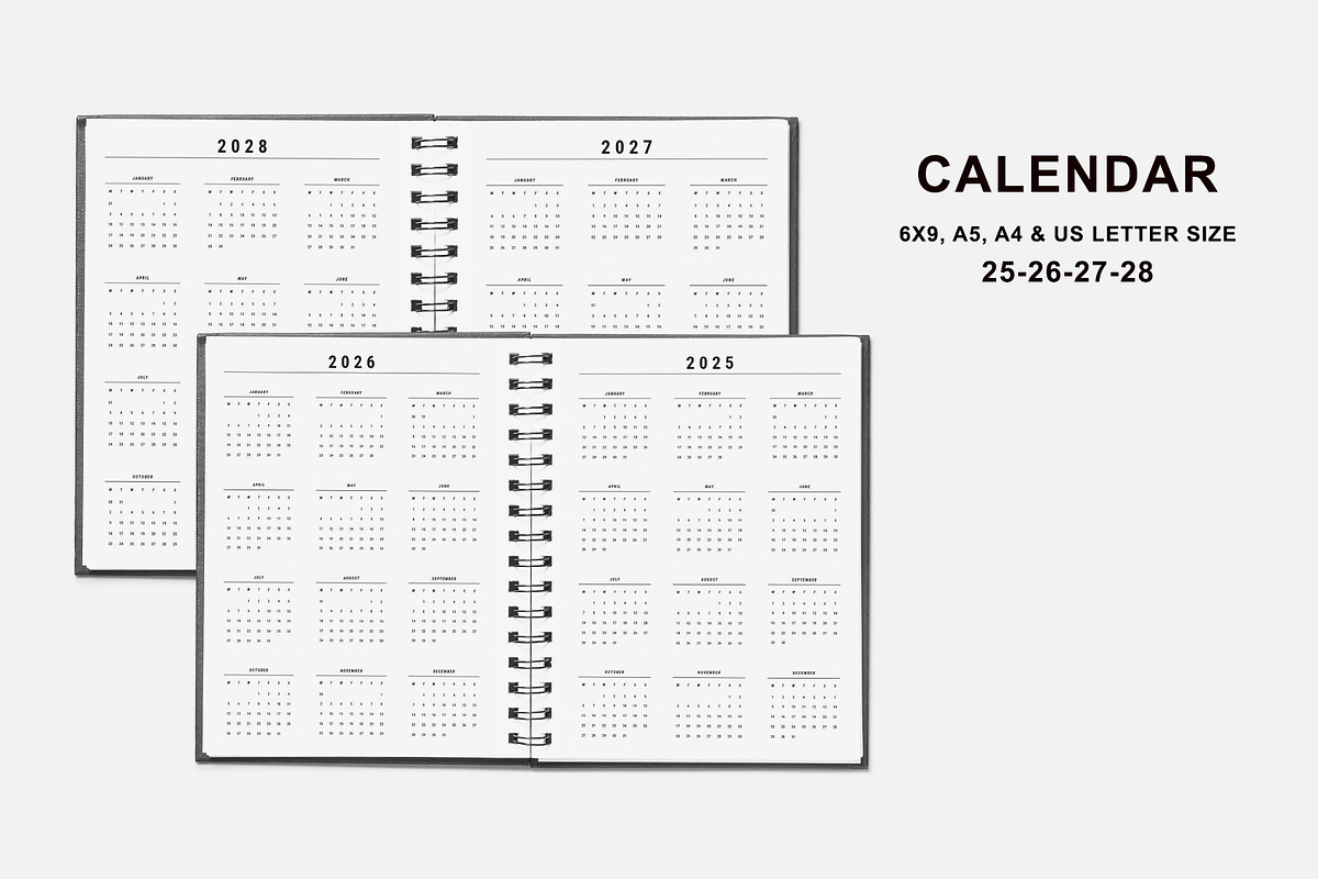 2025 Weekly & Monthly Planner Bundle, a Stationery Template by MNT-Creator (Photo 3 of 5)