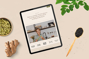 Nutritionista Squarespace Template