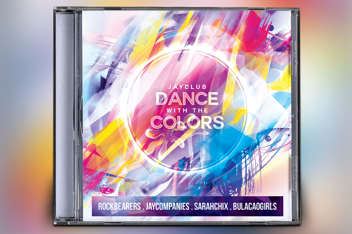 Dance Party Colors CD Album Artwork, a Templates & Theme by KiraYamato ...