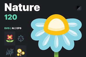 Basicons / Nature, a Duotone Icon by Danil Polshin