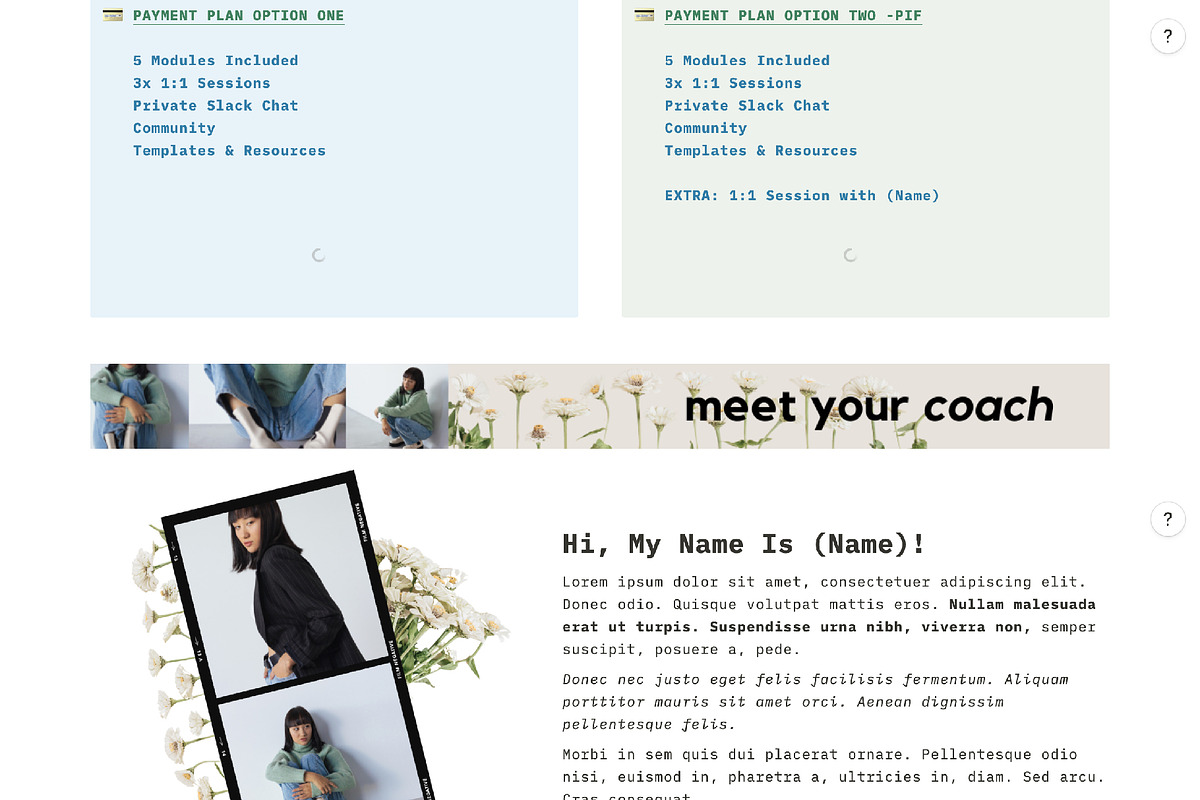 Notion Sales Page Template, a Templates & Theme by Deeply Rooted Studio (Photo 5 of 7)