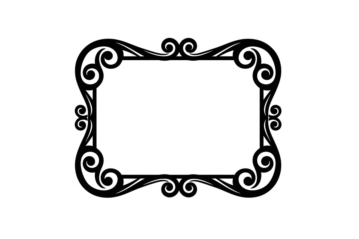 Vintage Scroll Corner Frame Bundle, an Illustration by Gfx_Store (Photo 36 of 48)