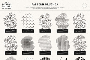 Pattern Brushes For Procreate Vol 2