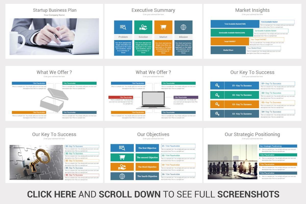 Startup Business Plan Google Slides, a Presentation Template by OceanArt (Photo 5 of 19)