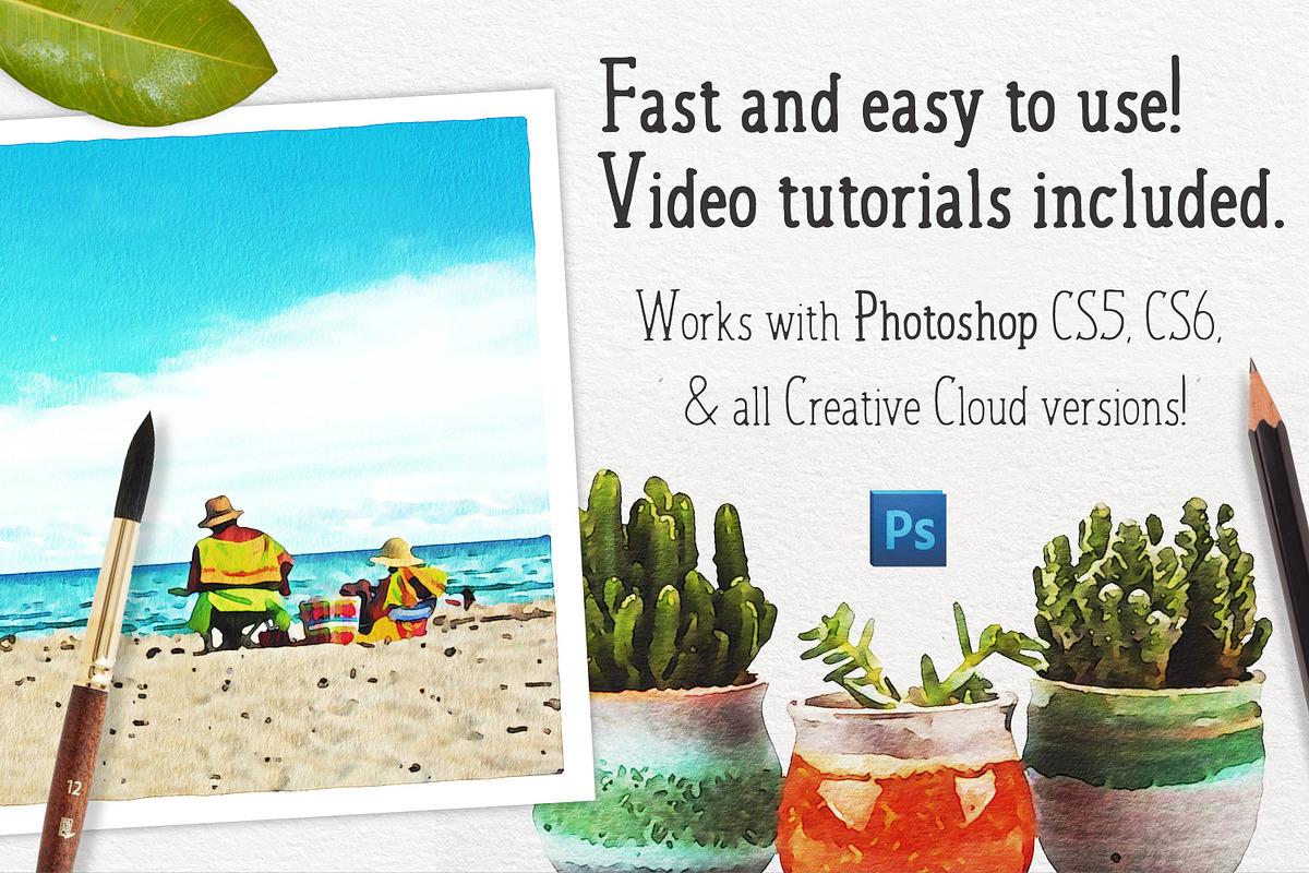 Watercolor Photo Effect Pro, a Plug-in Add-On by Drifter Studio (Photo 10 of 11)