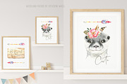Boho Watercolor Woodland Animals, an Animal Illustration by Catherine Wheel (Thumbnail 15 of 17)