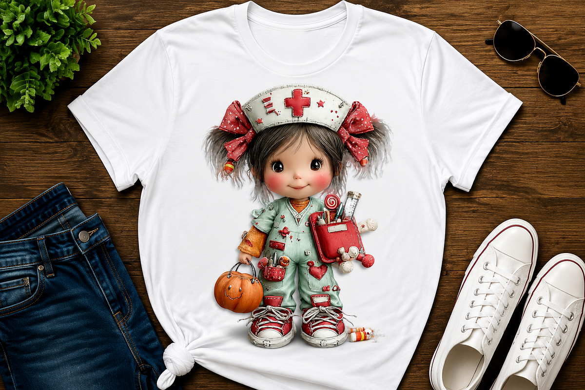 Halloween Nurse Clipart Bundle, a Seasonal Illustration by CreationArt (Photo 2 of 7)