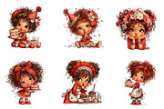Quirky birthday girl clipart, an Illustration by CreationArt (Thumbnail 4 of 5)