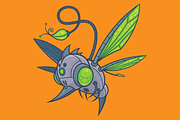 HUMM-BUZZ, an Illustration by Schwegel Illustration (Thumbnail 1 of 2)