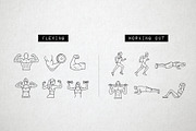 46 Fitness Icons - Exercise, Sports, an Icon by Hatch Design Workshop (Thumbnail 4 of 10)