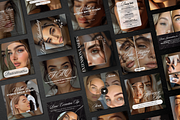 Lash and Brow Tech Canva Templates, a Social Media Template by DesignsbyMariaStudio (Thumbnail 3 of 12)