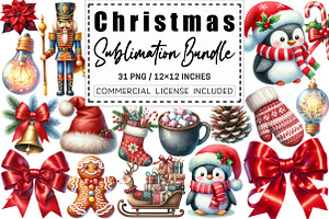Merry Christmas Sublimation PNG, a Graphic by CitraGraphics