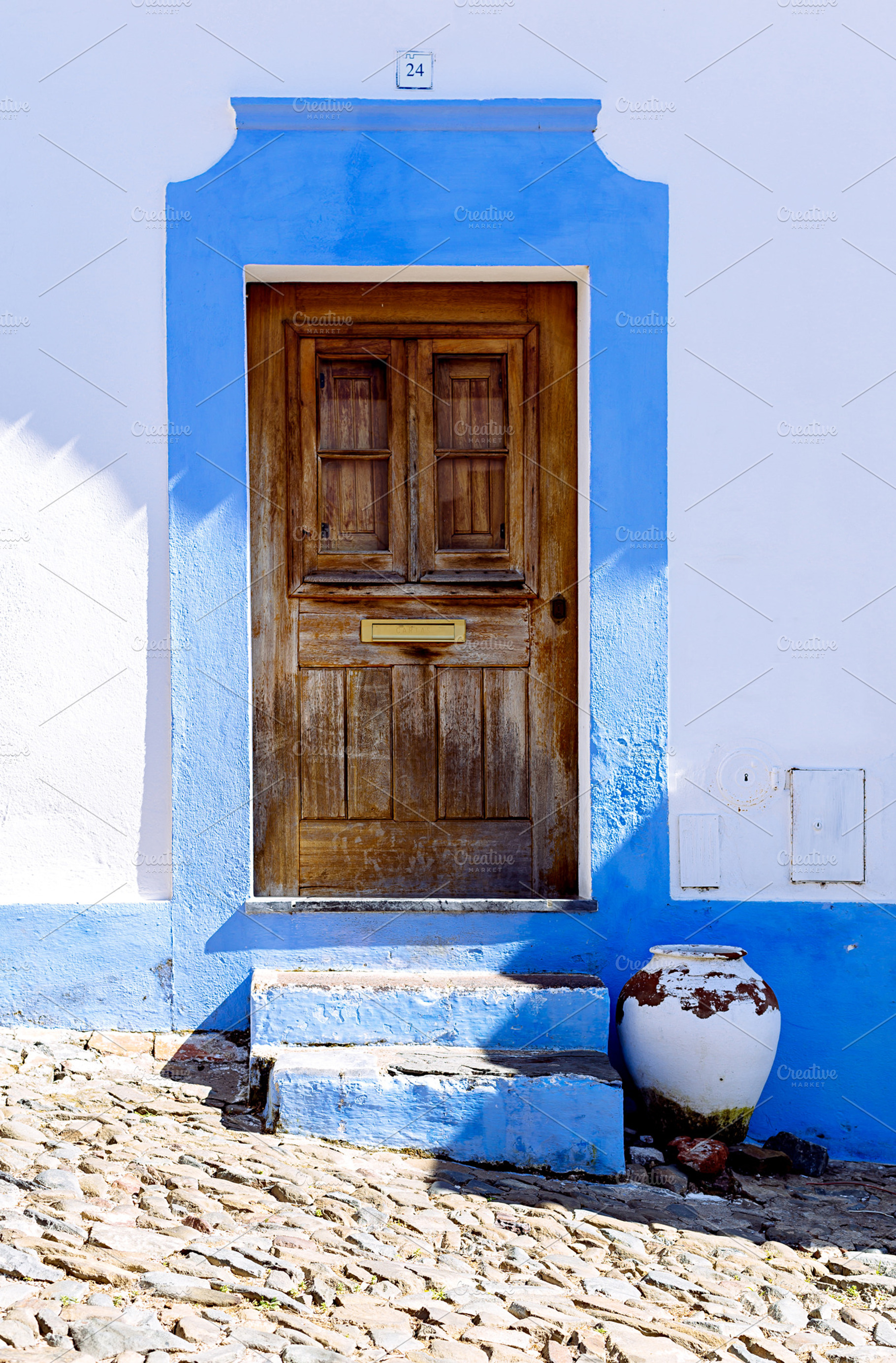 Colorful house, Mértola, Portugal, an Architecture Photo by Shootdiem