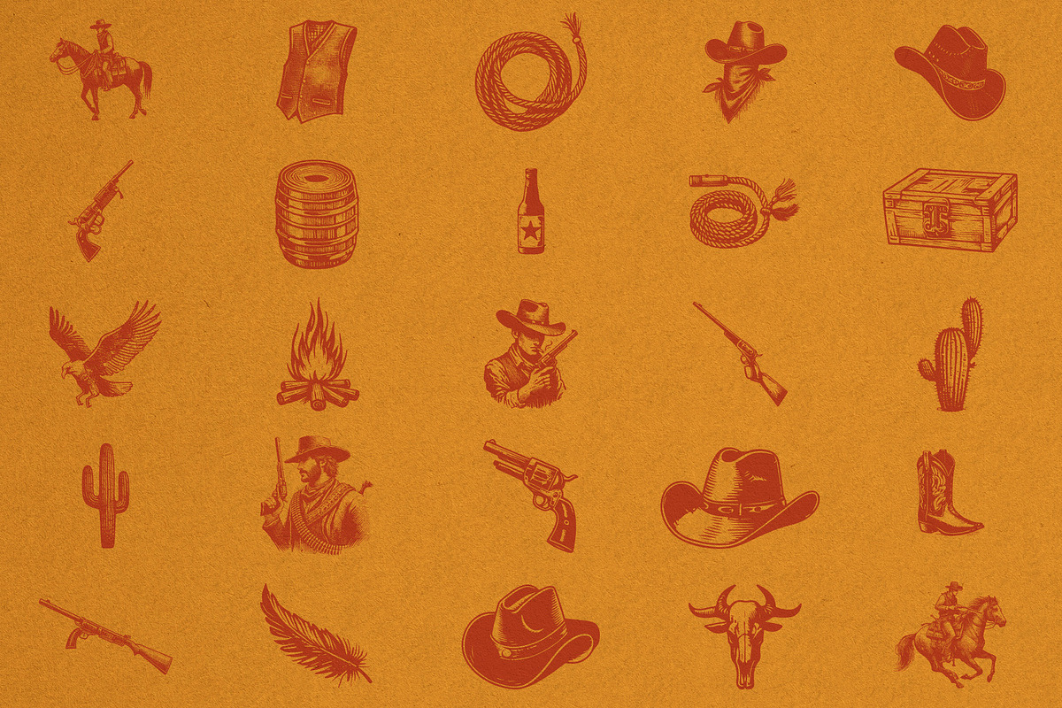 Authentically Western Illustrations, an Illustration by elliazidi.designs (Photo 2 of 5)