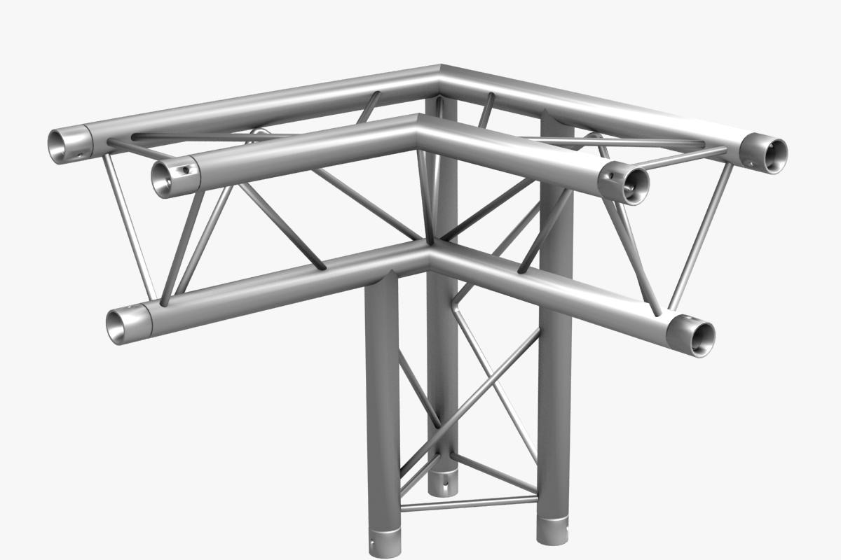 Mini Triangular Trusses- 14 PCS, an Architecture 3D Model by akerStudio (Photo 23 of 35)