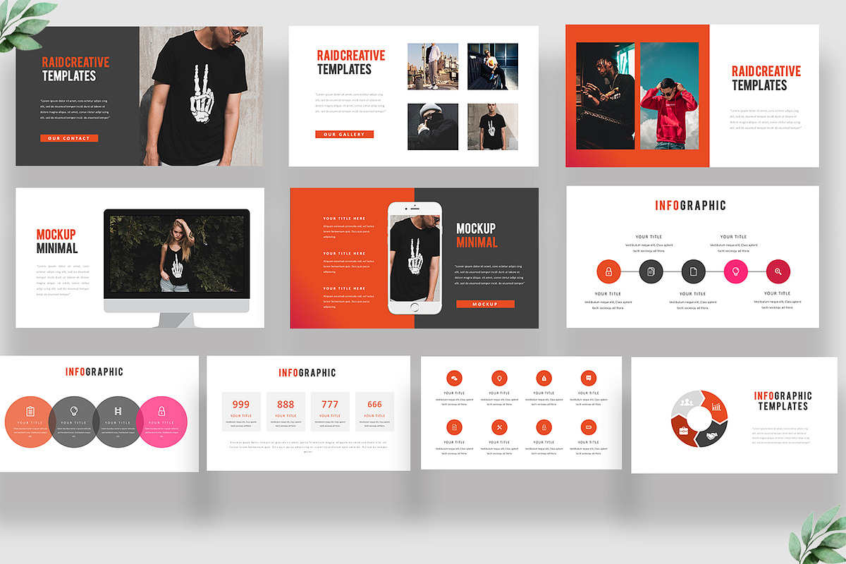 Raid Creative Powerpoint, a Presentation Template by Infinity Vector Studio (Photo 5 of 5)