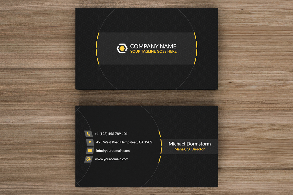 Creative Business Card 06, a Business Card Template by aykutfiliz (Photo 2 of 14)