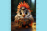 Cute Cartoon Shaman Animals, a Wallpaper Graphic by Whiskey Bee Boutique (Thumbnail 6 of 21)