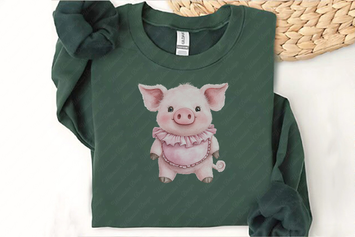 Pink Vintage Plush Animals Clipart, an Illustration by Watercolor design (Photo 9 of 12)