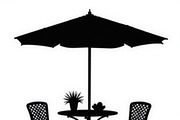 Table Umbrella Beach Silhouette, an Illustration by Amazin_art (Thumbnail 8 of 13)