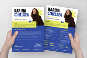 Blue Green Modern Corporate Resume, a Resume Template by Annora Studio (Thumbnail 3 of 6)