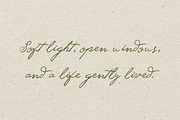 Feather Trace - Organic Font Duo, a Handwritten Font by Davide Bassu (Thumbnail 8 of 11)