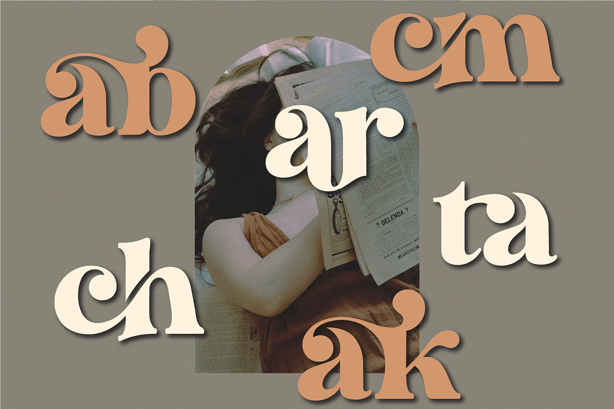 Brighser | Retro Serif Family, a Serif Font by MchCrafter (Photo 9 of 11)
