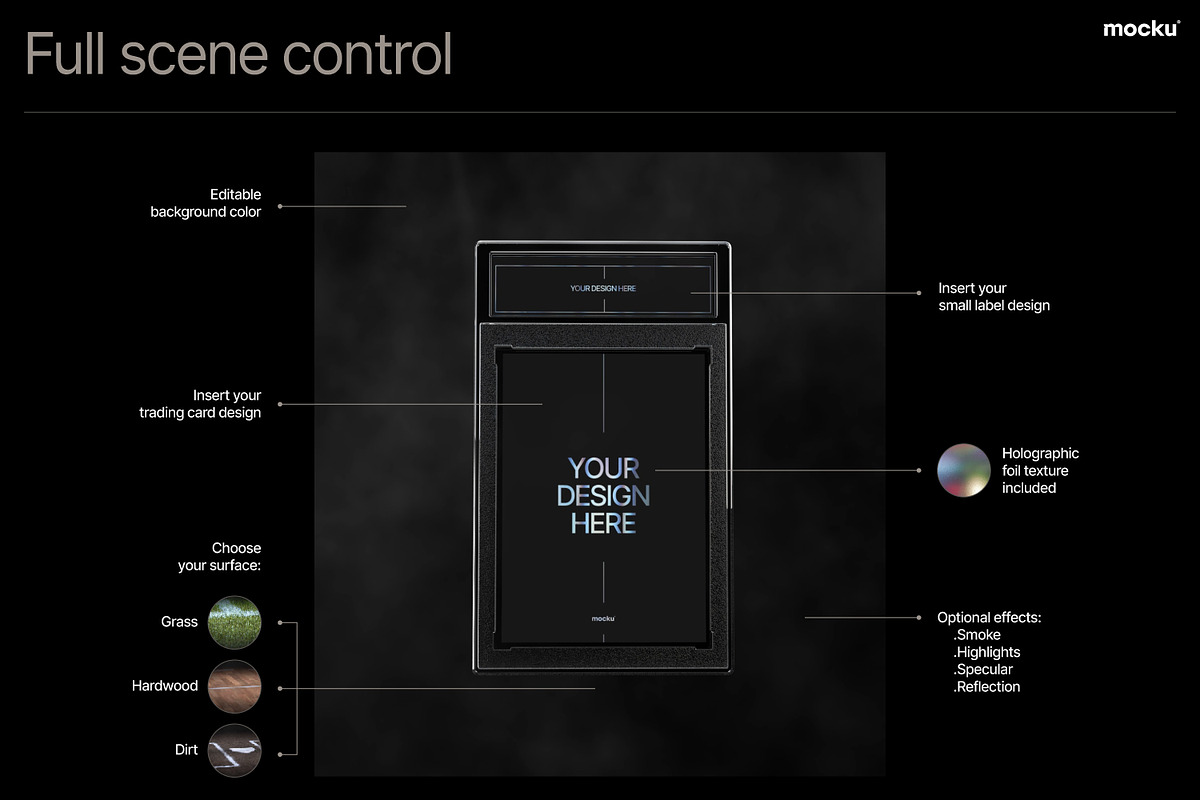 Sports Card Video Mockup (PS), a Packaging Mockup by Mocku (Photo 2 of 6)