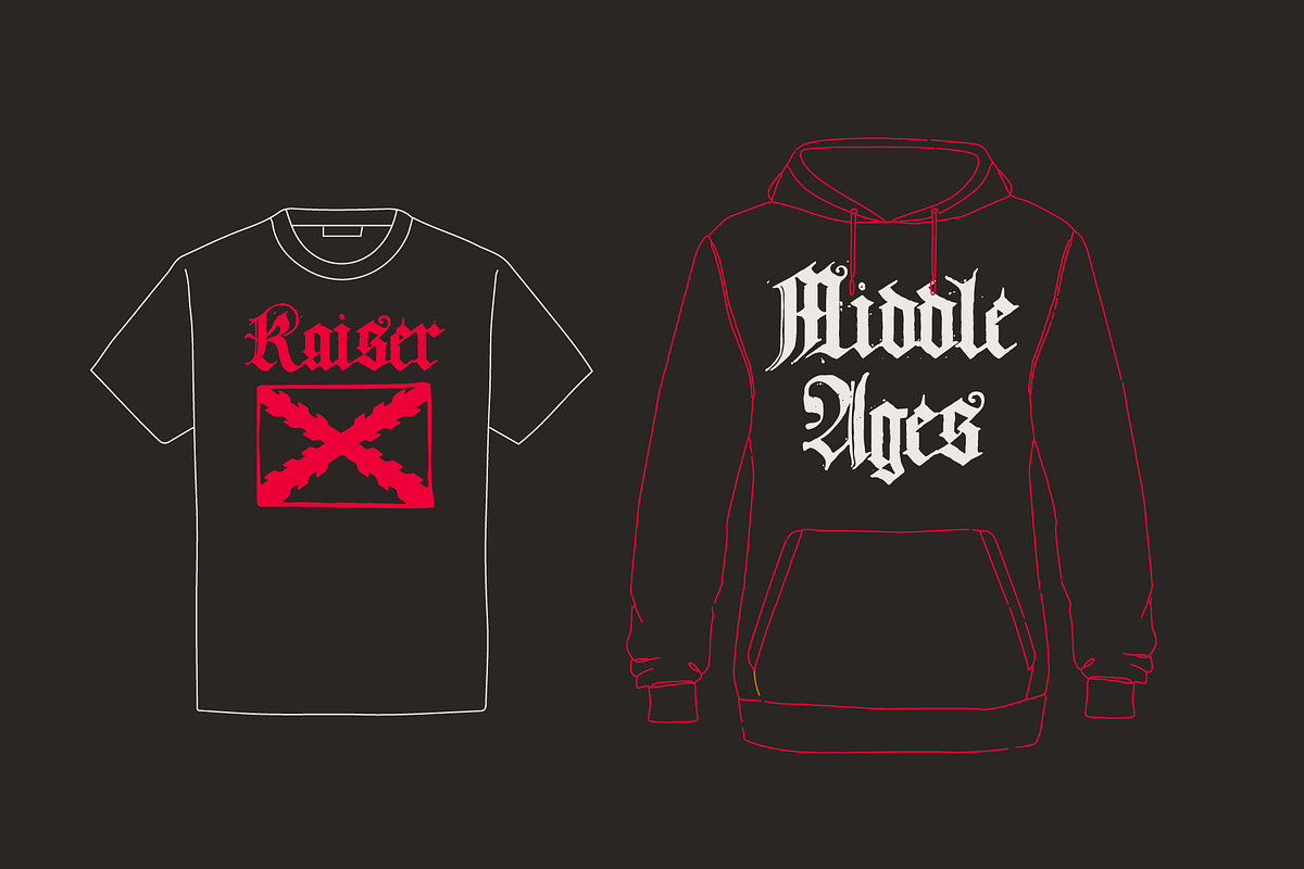Landsknecht's Sword Blackletter font, a Blackletter Font by kaer_shop (Photo 10 of 11)
