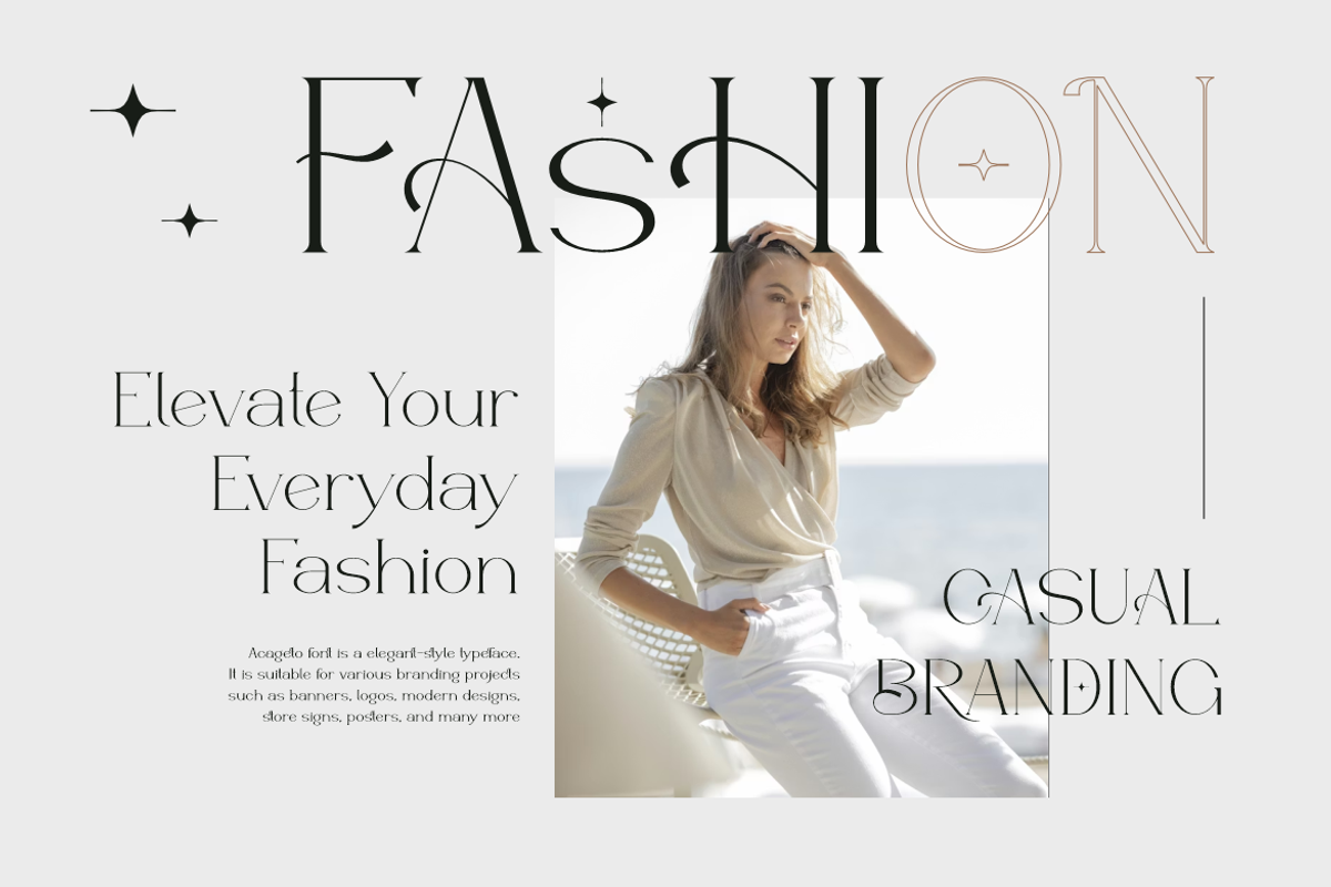 Acageto - Modern Luxury Font, a Serif Font by QR Design Studio (Photo 9 of 16)