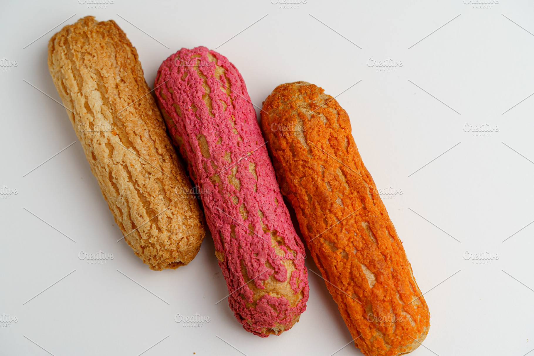 colorful cookies butter eclair, a Food & Drink Photo by Kiss me flamingo
