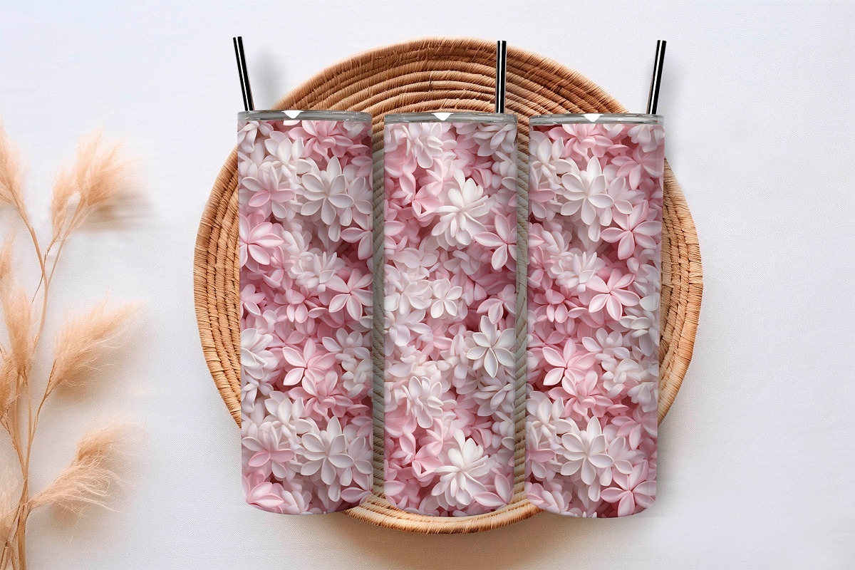 3D Flower Seamless Pattern, a Pattern Graphic by Forhadx5 (Photo 10 of 13)