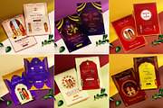 Indian Wedding Invitation Cards, an Invitation Template by Creative Hatti (Thumbnail 4 of 6)