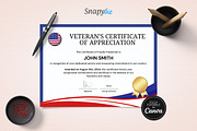 American Service Certificate Canva, a Card Template by Snapybiz (Thumbnail 5 of 11)