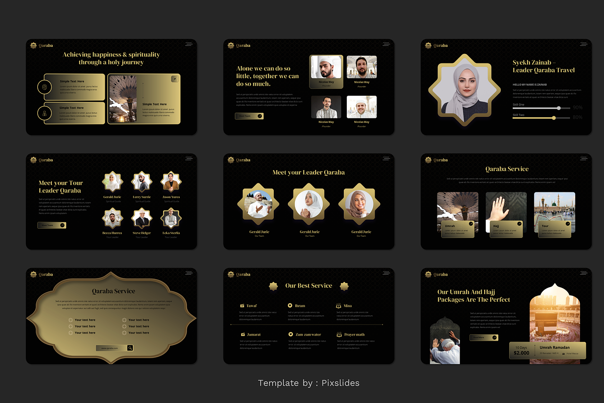 Umroh & Hajj Islamic PowerPoint, a Presentation Template by Pixslides (Photo 3 of 5)